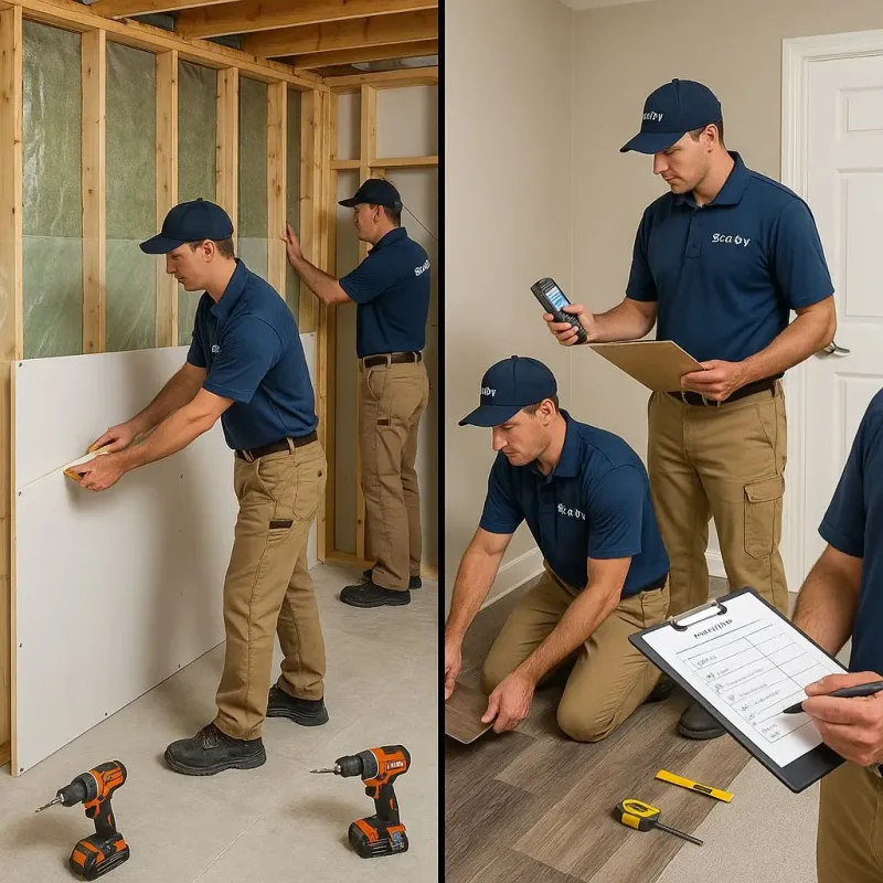 Repairs and Reconstruction process in Richland County, ND